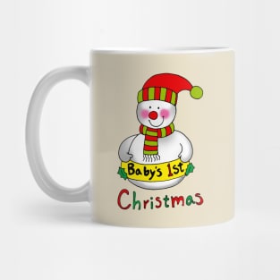 baby's 1st Christmas Mug